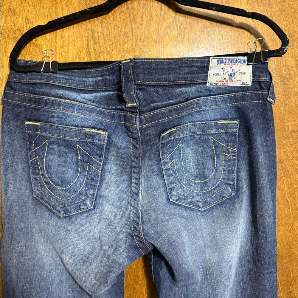 True Religion Women's Dark Blue skinny Jeans